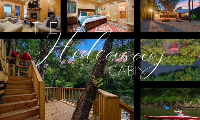 Broken Bow Cabin | Unwind by the River: Pool, Hot Tub & Game Room Await