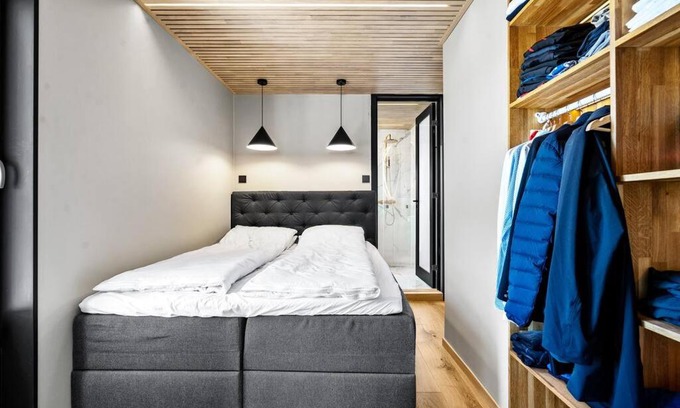 Kristiansand Apartment | Elegant Penthouse Retreat with Private Balcony and Kitchen