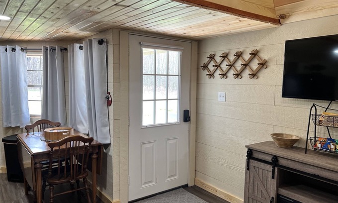 Jasonville Cabin | Perfectly Located Hillenbrand Hideaway with Family-Friendly Perks
