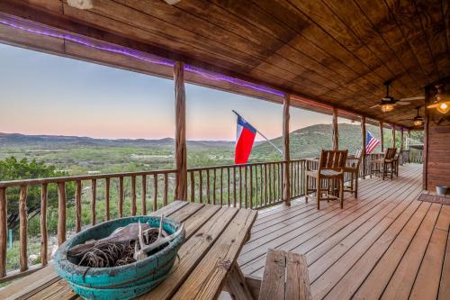Concan House | Scenic Hilltop Cabin with Views of Garner State Park