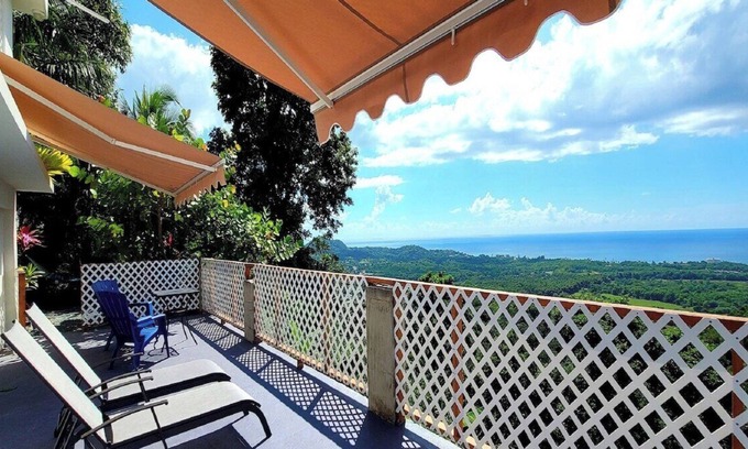 Pueblo House | Hilltop Ocean View | Central A/C | 8 min to beach