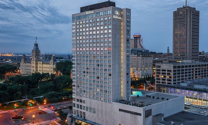 Haute-Ville Hotel | Experience Hilton Quebec: 4-Star Stay with Spa & Pool