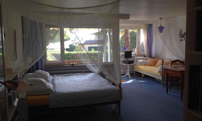 Langenargen Apartment | Picturesque Himmelbett with Lake View and Family Amenities