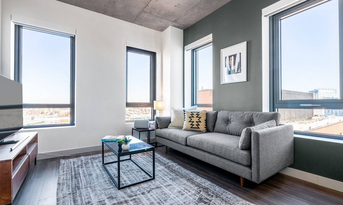 MIT Apartment | Trendy 1BR in Kendall Square with Gym & Doorman Access