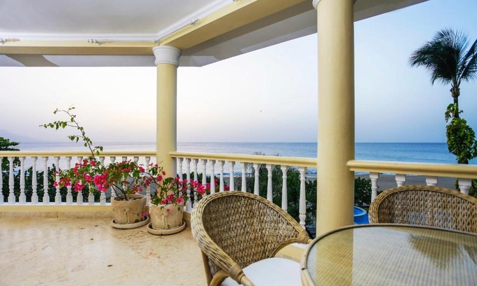 El Batey Apartment | Beachfront Bliss at Hispaniola Beach with Ocean Views