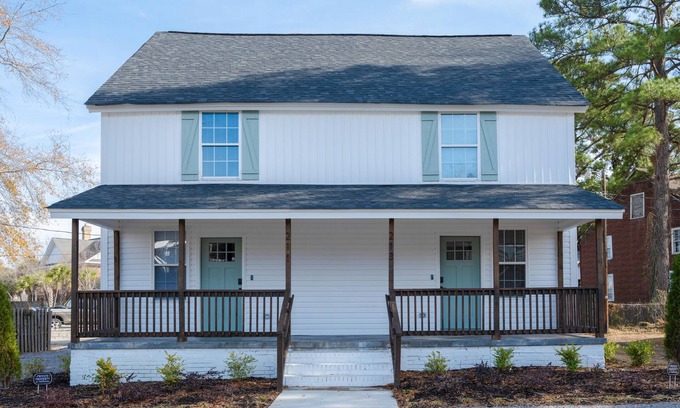 Columbia House | Historic Duplex Near Downtown Columbia with Pool & Fire Pit