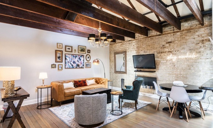 Historic District - North Condo | Historic Broughton St. Loft: Modern 2/2 with Ocean View