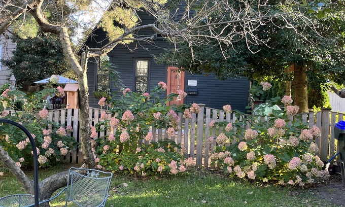 College Hill House | Historic Fox Point Cottage with Terrace, Gardens & Ocean View