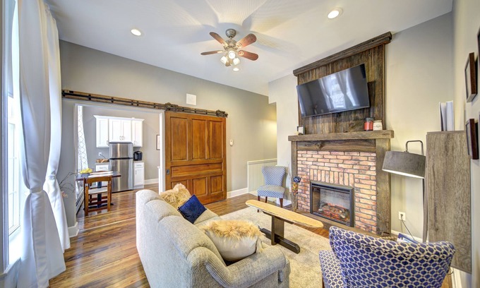 White Mills Apartment | Discover Historic Charm at Downtown Hawley Loft - Rated 9.8