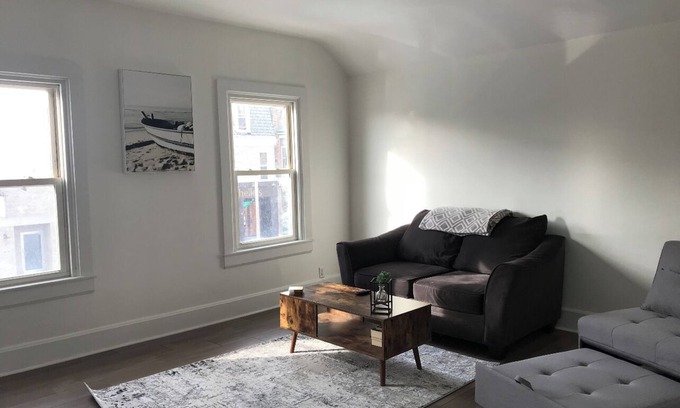 Two Rivers Apartment | Historic Downtown Loft Steps from the Beach with Ocean View
