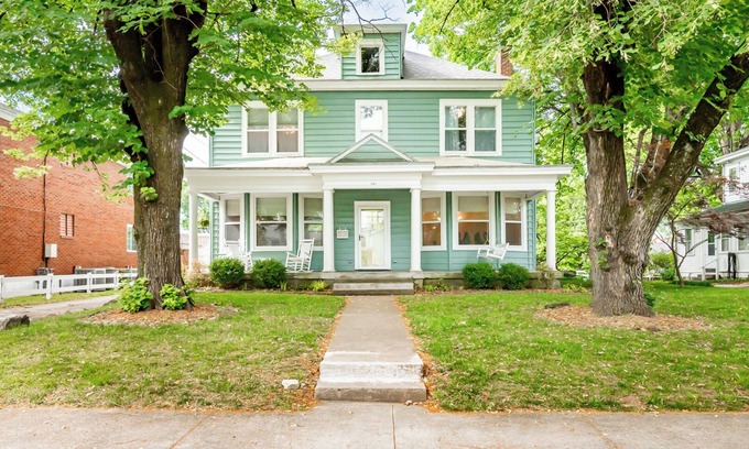 Bardstown House | Historic Downtown Home with Hidden Speakeasy Experience