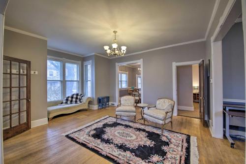 Noblesville House | Historic Noblesville Home - Steps to Downtown & Spa Access