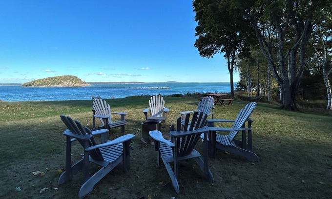Bar Harbor Cottage | Historic Redwood Estate: Waterfront Bliss Near Acadia Park