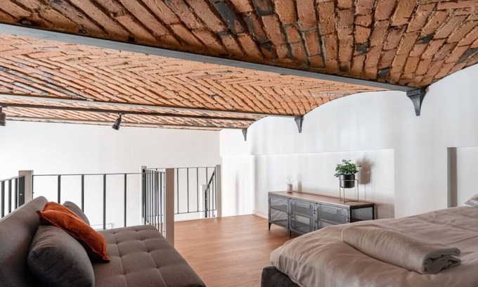 Tampere Apartment | Historic 1BR Loft with Sauna, Parking & Pet-Friendly Options