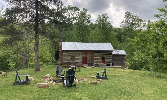 Clifford Cabin | Historic Dogtrot Chestnut Log Cabin: 10/10 Rated Retreat