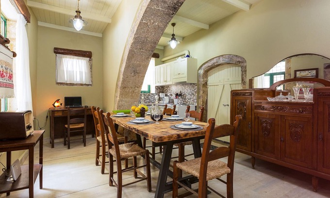 Zouridi Villa | Idyllic Stone House in Quiet Village with Beautiful Garden