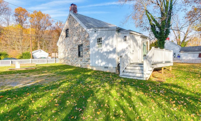 Thurmont Cottage | Historical Escape in Thurmont with Furnished Deck Awaits!