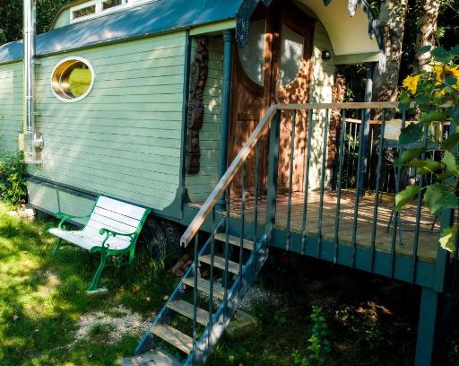 Fischach Other | Enchanting Vintage Circus Wagon Surrounded by Nature