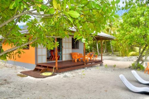Tuherahera House | Serene Hiti Tikehau: Oceanfront Bungalow with Private Beach