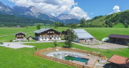 Almdorf Apartment | Hoferbichlgut: Guest Favorite with Pool & Oceanfront Views