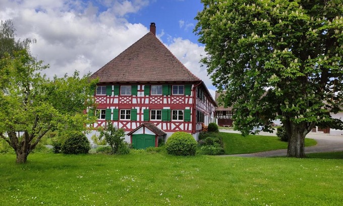 Markdorf Apartment | Discover Hofgut Breitenbach: Family-Friendly Getaway & Hot Tub