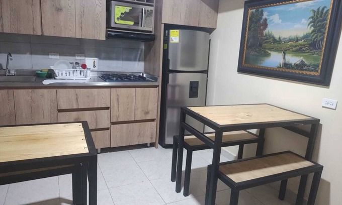 Santa Fe Apartment | Explore HOGAR DEL VIAJERO in Medellin with Spa & Kitchen