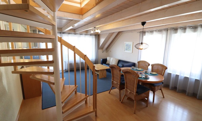 Unteruhldingen Apartment | Cosy Holiday Apartment Maisonette No. 4 with Harbor Views