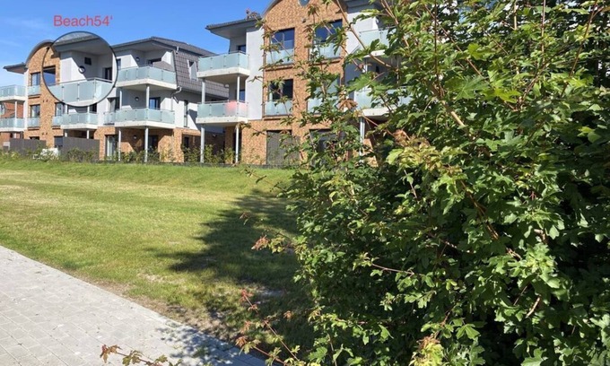 Damp House | Inviting Holiday Apartment Beach54 in Damp with Spa Access