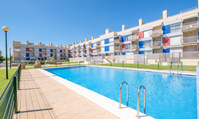 Alcanar Apartment | Relax at Casa Gemma: Terrace, Shared Pool & Ocean View