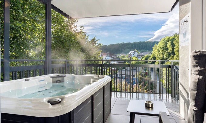 Altenbeken Apartment | Relaxing Getaway at Egge Resort 7A with Spa & Balcony