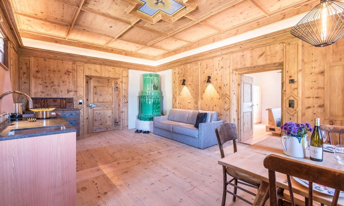Petersberg Apartment | Mountain View Retreat: Apt Zirbe with Balcony & Spa