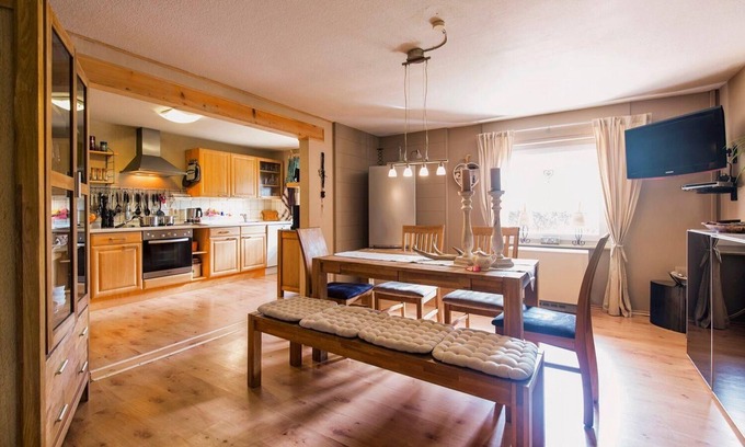 Mensfelden Apartment | Cozy Holiday Apartment in Hünfelden for Up to 7 Guests