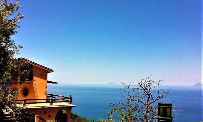 Santo Stefano Apartment | Cozy Ocean View Apartment in Gioiosa Marea for Two