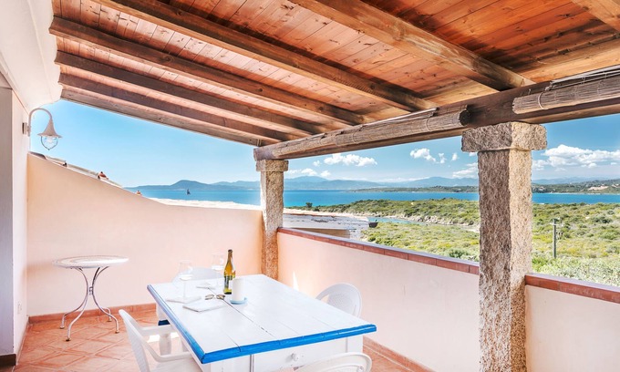 Golfo Aranci Apartment | Oceanfront Apartment with Breathtaking Views & Balcony