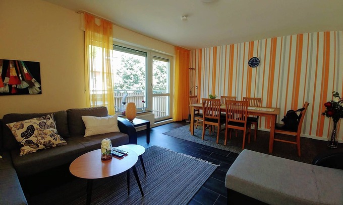 Sued Apartment | Cozy Apartment 'Koblenz City' with Balcony & Wi-Fi