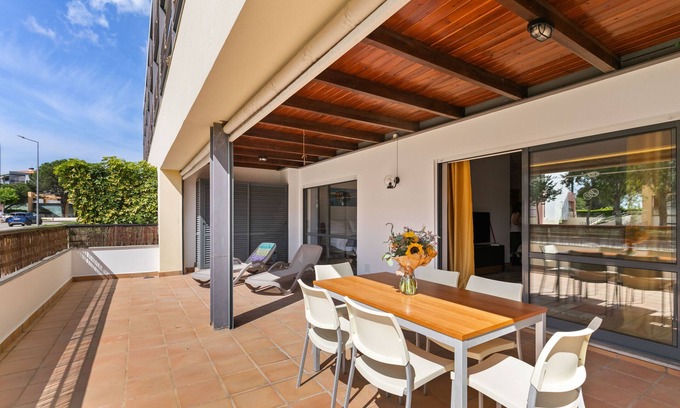 Telheiro Apartment | Inviting Holiday Apartment "Marina Park" with Pool & Terrace