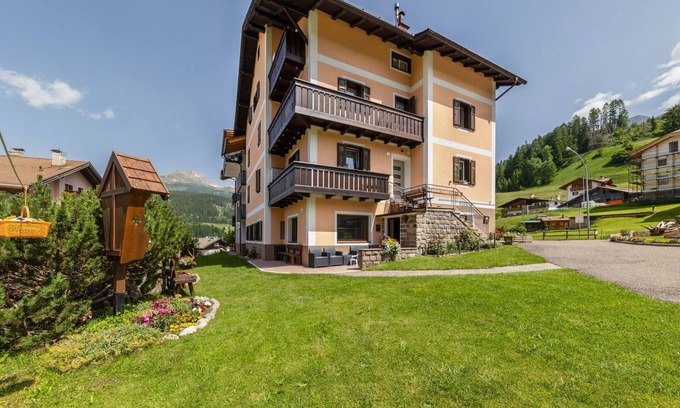 Moena Apartment | Scenic Holiday Apartment Primavera 2 with Wi-Fi & Garden