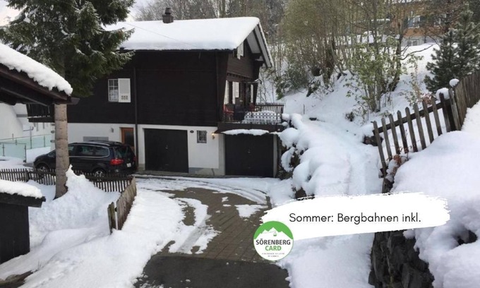Fluehli Apartment | Cozy Holiday Apartment Sörenberg for 5 with Kitchen