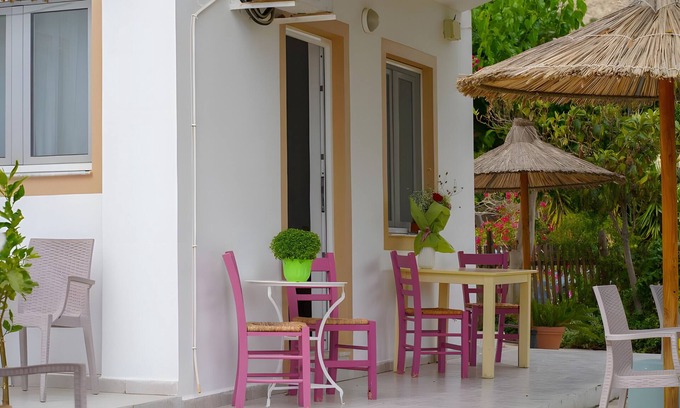 Mirtos Apartment | Sea View Holiday Apartment with Shared Terraces & Wi-Fi