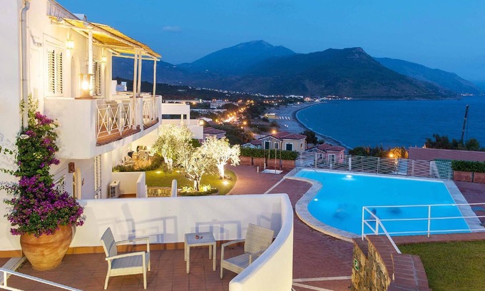 Villammare Apartment | Cozy Vibonati Apartment with Pool and Breakfast for 4