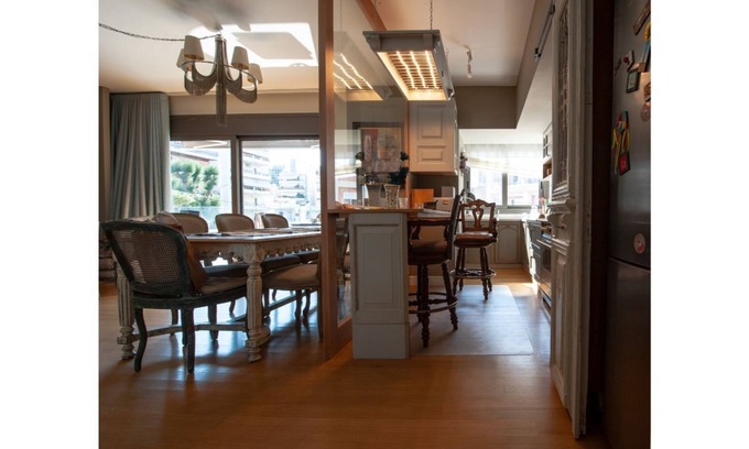 Nea Smirni Apartment | Artful Holiday Apartment Vicky's Home with Balcony & Wi-Fi