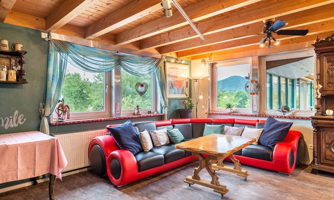 Volkersweiler House | Mountain View Holiday Home with Private Garden & Wi-Fi