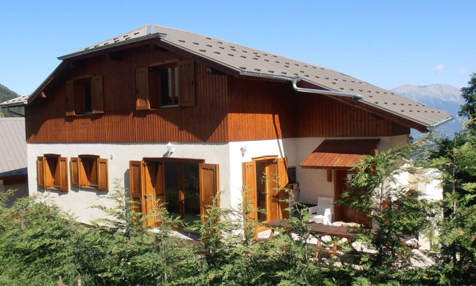 Les Orres Ski Chalet | Chalet Bellevue: Mountain Views, Pool Access & Pet Friendly