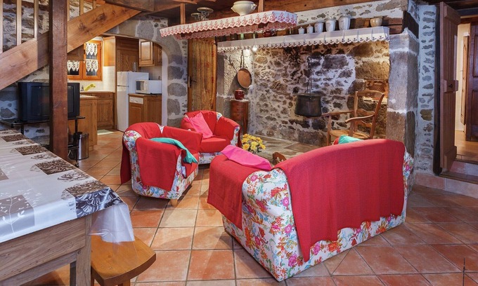 Calvinet House | Inviting Stone House with Terrace in Beautiful Auvergne