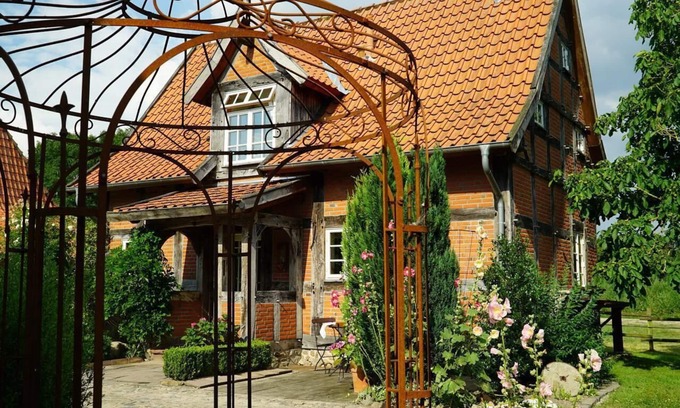 Hoyerhagen House | Idyllic Holiday Home in Hoyerhagen with Spa & Breakfast