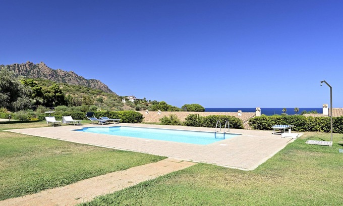 Tertenia House | Villa Dei Desideri: Ocean View with Shared Pool & Spa
