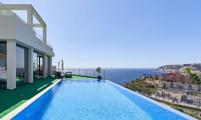 Almunecar House | Villa Joya Del Mediterraneo: Oceanfront Retreat with Pool