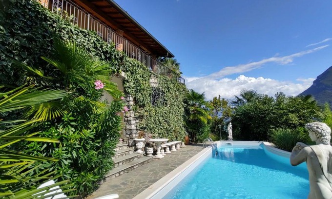 Carlazzo House | Elegant Villa Massimo: Poolside Retreat for Families