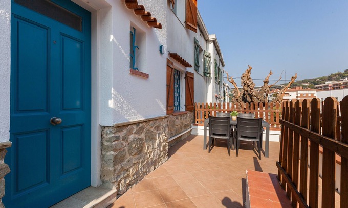 Caldes d'Estrac House | Oceanfront Holiday Home with Terrace and Free Wi-Fi