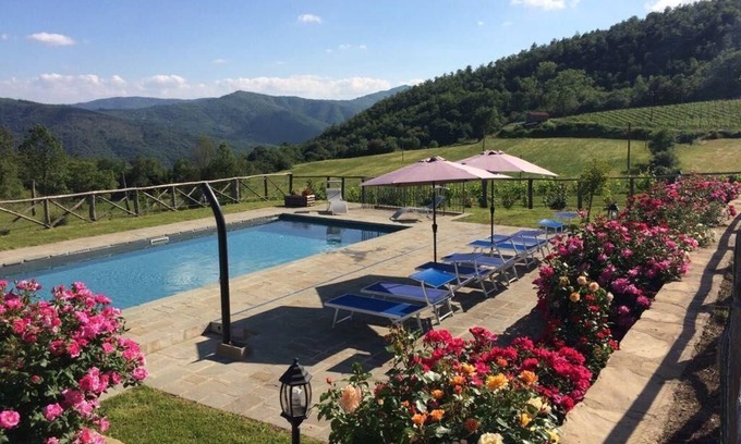 Bivio Lugnano House | Inviting Holiday House Cortona with Pool for 7 Guests